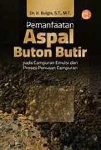 Image of Pemanfaatan aspal buton butir
